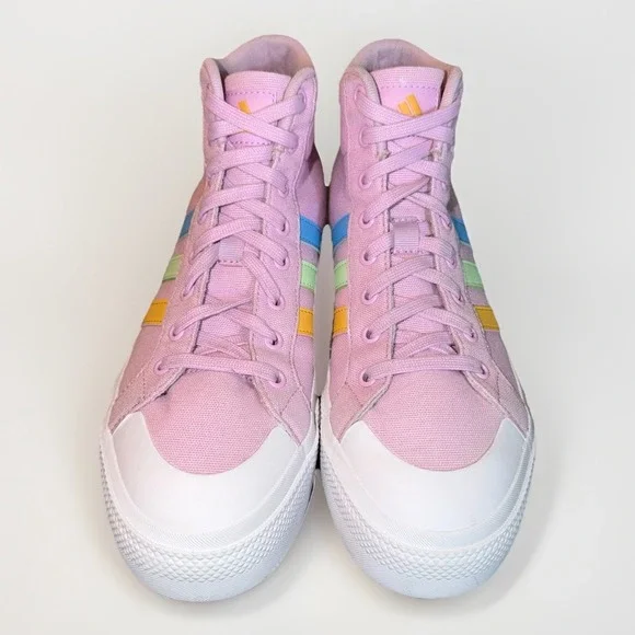 Adidas Bravada 2.0 Platform Mid Sneakers Women's Size 10 Bliss Lilac - Picture 2 of 10